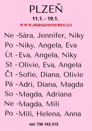 čt 15.1.NOVÁ Olivie